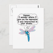 興味がない ポストカード (正面/裏面)