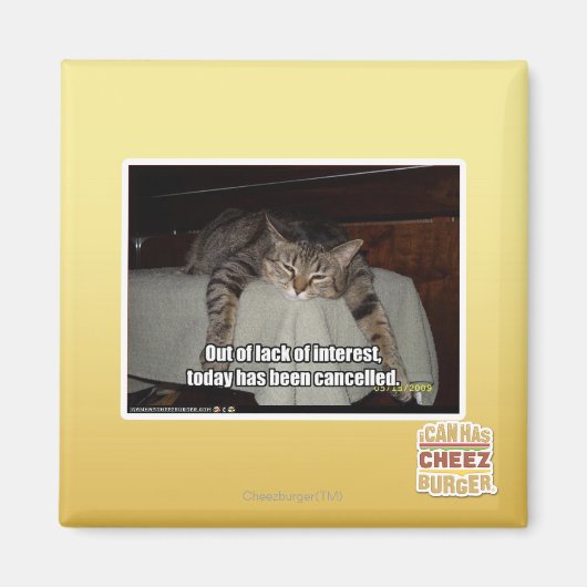 興味が無くて マグネット (正面)