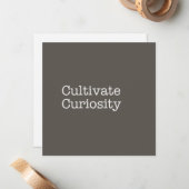 興味のメッセージカードを耕して下さい ノートカード (正面/裏面インサイチュ)