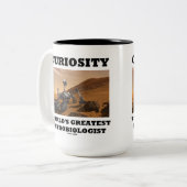 興味の世界ですばらしいAstrobiologist (粗紡機) ツートーンマグカップ (正面左)
