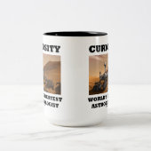 興味の世界ですばらしいAstrobiologist (粗紡機) ツートーンマグカップ (中央)