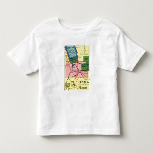 興味のIthacaそして近くポイント トドラーTシャツ (正面)