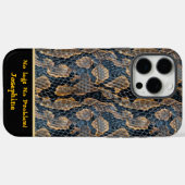 興味をそそるヘビの皮膚の自然 Case-Mate iPhoneケース (裏面 (横))