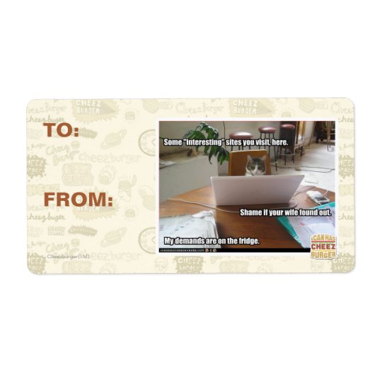 興味深いサイト ラベル (正面)