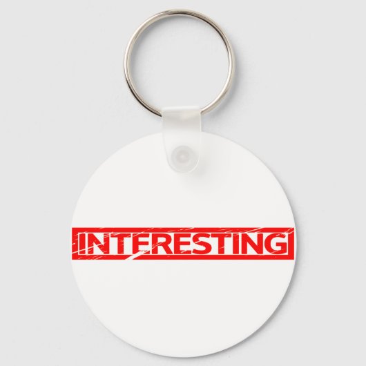 興味深いスタンプ キーホルダー (正面)