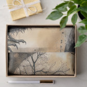 興味深いファンタジーゴシックレイヴン&ガール 薄葉紙 (ギフト)