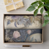 興味深いファンタジーゴシック花模様の切り離し 薄葉紙 (ギフト)