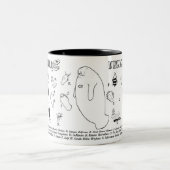 興味深いマナティーのマグ ツートーンマグカップ (中央)