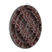 興味深い写真、遠近法を持つ屋根瓦 ダーツボード (正面左)