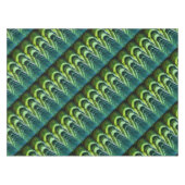 興味深い写真、遠近法を持つ屋根瓦 テーブルクロス (正面(横))