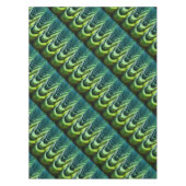 興味深い写真、遠近法を持つ屋根瓦 テーブルクロス (正面)