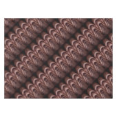 興味深い写真、遠近法を持つ屋根瓦 テーブルクロス (正面(横))