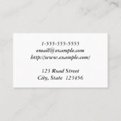 興味深い及び専門のパラリーガルの名刺 名刺 (裏面)