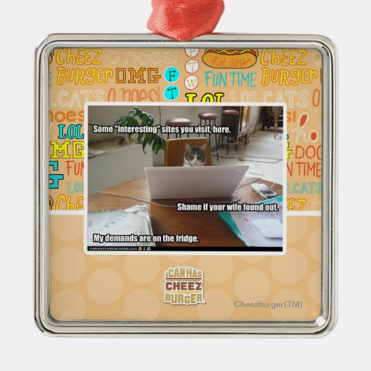 興味深い場所 メタルオーナメント (正面)