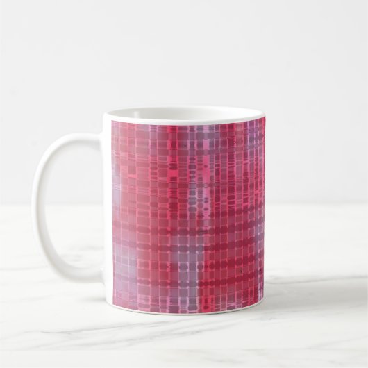 興味深い抽象芸術背景と抽象芸術テキスト コーヒーマグカップ (左)