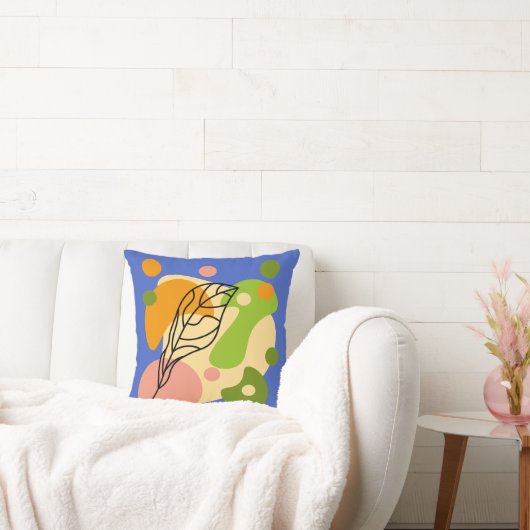 興味深い抽象芸術葉スポット クッション (ソファ)
