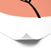 興味深い抽象芸術葉スポット ポスター (コーナー)