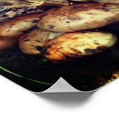 興味深い野生のキノコ ポスター (角)