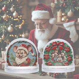 興奮したクリスマスマウスのカスタマイズ可能