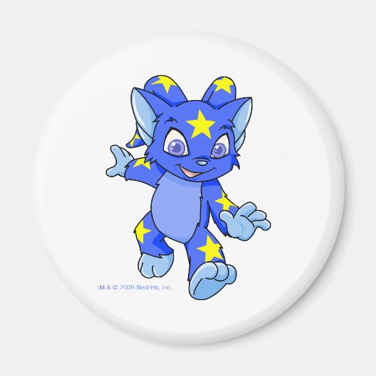 興奮したスターリーアカラ マグネット (正面)