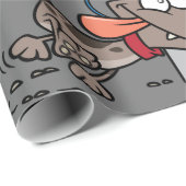 興奮した犬 ラッピングペーパー (ロールコーナー)