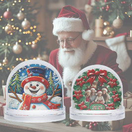 興奮した雪だるまクリスマス