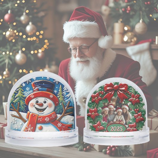 興奮した雪だるまクリスマス