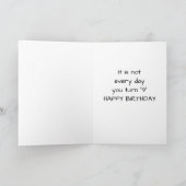 興奮したPUPが*9番目の誕生日*カードを送信 カード (内部)