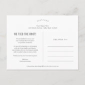 興奮し過ぎる編集可能結婚カラーの発表 ポストカード (裏面)