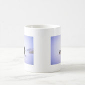 興奮するそり犬 コーヒーマグカップ (中央)