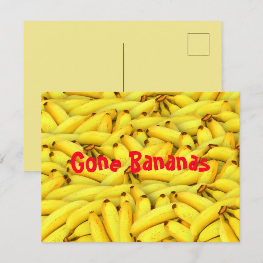 興奮する ポストカード (正面/裏面)