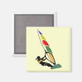 興奮とウィンドサーフィン マグネット (正面/裏面)