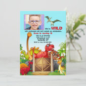 興奮の写真の招待状 招待状 (スタンド正面)