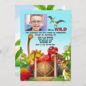 興奮の写真の招待状 招待状 (正面/裏面)