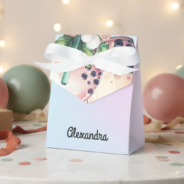 興奮ボバ茶の誕生日で泡立つ フェイバーボックス