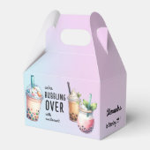 興奮ボバ茶の誕生日で泡立つ フェイバーボックス (正面サイド)