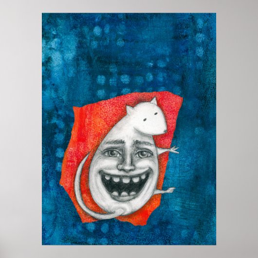 興奮性マウスポスターウォールアート ポスター (正面)