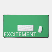 興奮。 デスクマット (キーボード&マウス)
