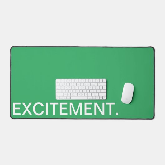 興奮。 デスクマット (キーボード&マウス)