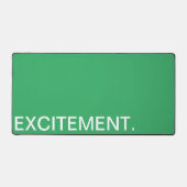 興奮。 デスクマット (正面)