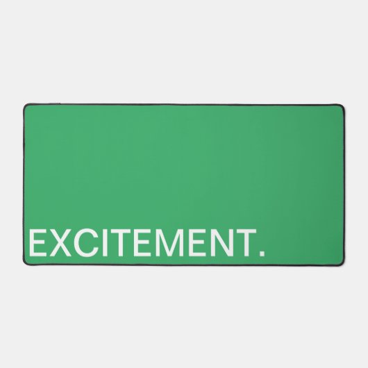 興奮。 デスクマット (正面)