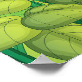 舌おもしろいを出したカエル ポスター (角)