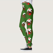 舌のクリスマスプリン レギンス (左)