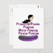 舌のプリシラ ポストカード (正面/裏面)