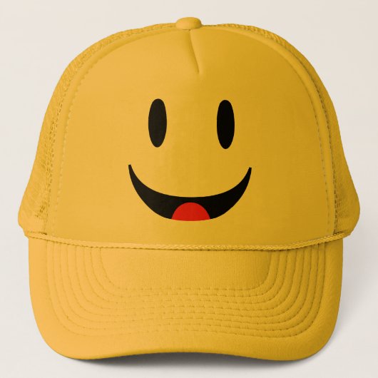 舌の顔を使って キャップ (正面)