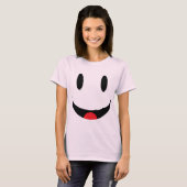 舌の顔を使って Tシャツ (正面フル)