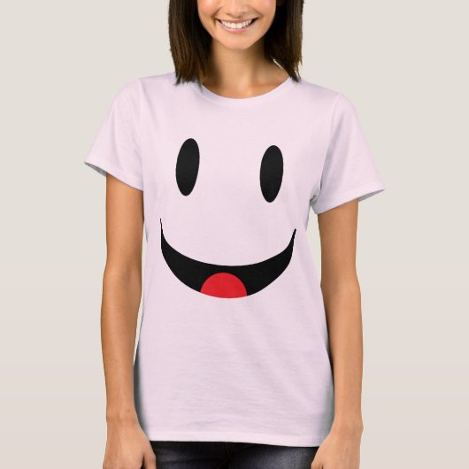 舌の顔を使って Tシャツ (正面)