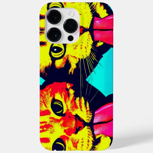 舌を出した猫 Case-Mate iPhoneケース (裏面)