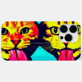 舌を出した猫 Case-Mate iPhoneケース (裏面 (横))