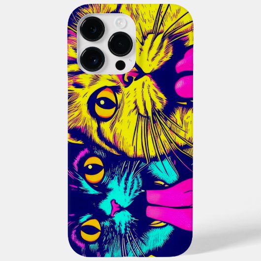 舌を出した猫 Case-Mate iPhoneケース (裏面)